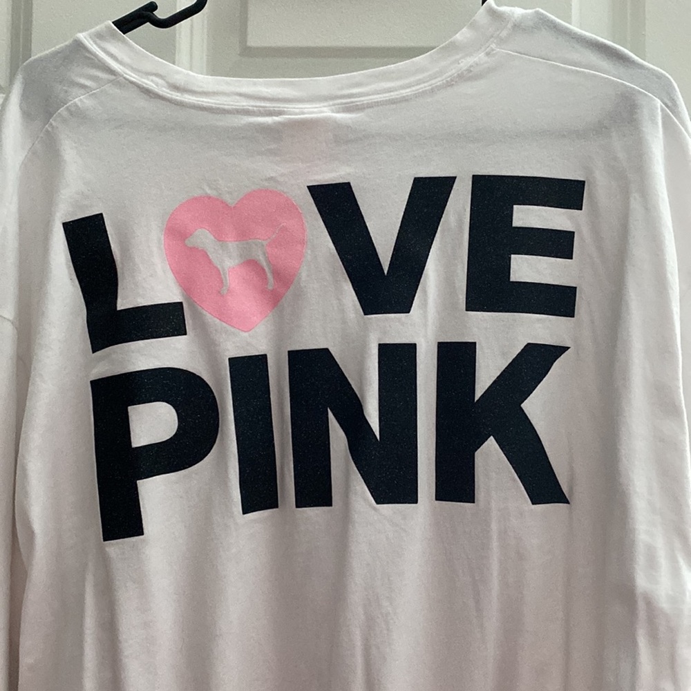 LOVE PINK Long Sleeve Shirt with Logo